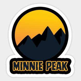 Minnie Peak Sticker